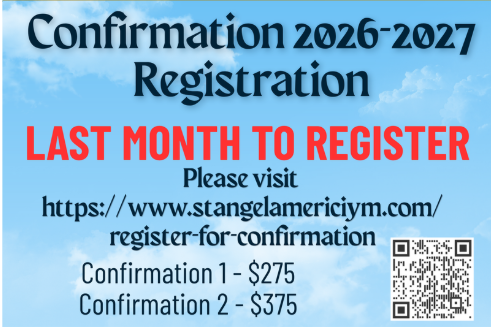 Embrace the Holy Spirit: Register Today for 2026–2027 Youth Confirmation!