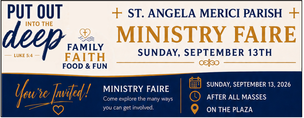 You’re Invited: “Put Out Into the Deep” at Our Ministry Faire!