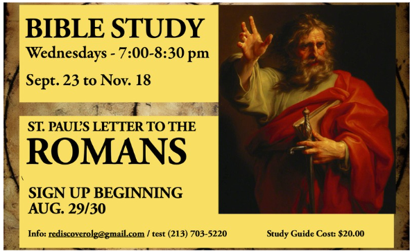 Deepen Your Faith: Fall Bible Study on St. Paul’s Letter to the Romans