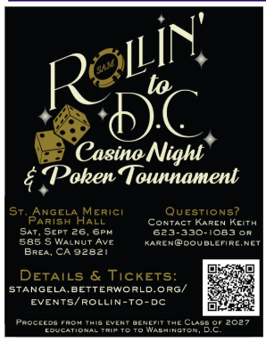 Rollin’ to D.C. — Casino Night & Poker Tournament!