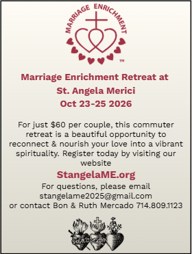Reconnect & Nourish Your Love: Marriage Enrichment Retreat at St. Angela Merici