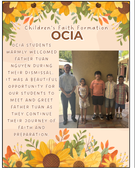 A Warm Welcome for Father Tuan on Our OCIA Journey!