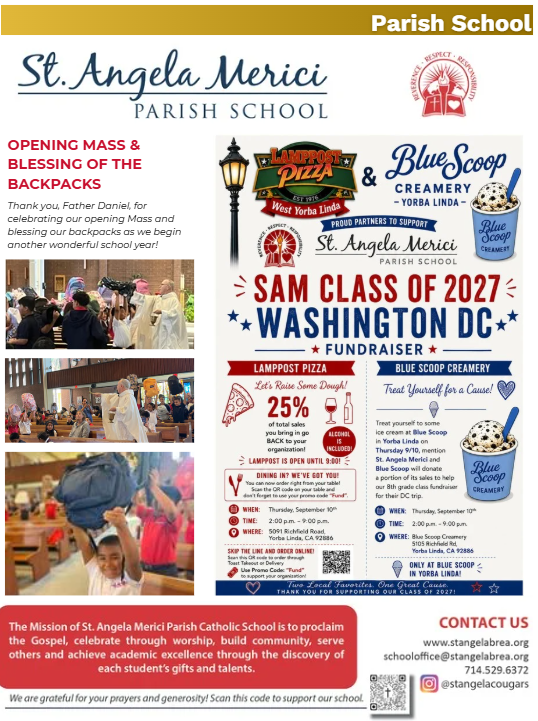 Dine Out & Do Good: Support the SAM Class of 2027 Washington D.C. Trip!