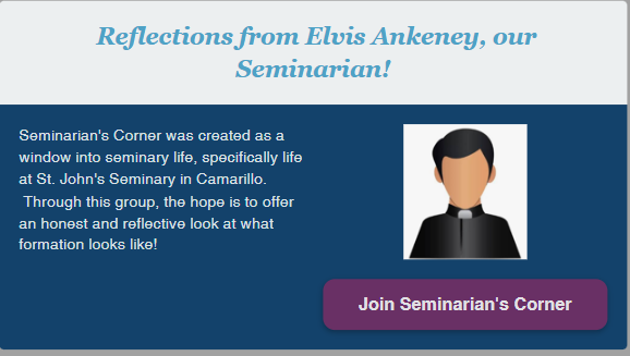 A Window into Vocations: Reflections from Elvis Ankeney, Our Seminarian!
